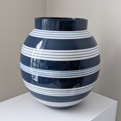 Kähler vase - Omaggio Nuovo mørk blå - 20,5 cm