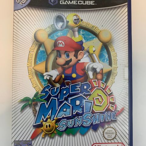 Super Mario Sunshine for gamecube selges