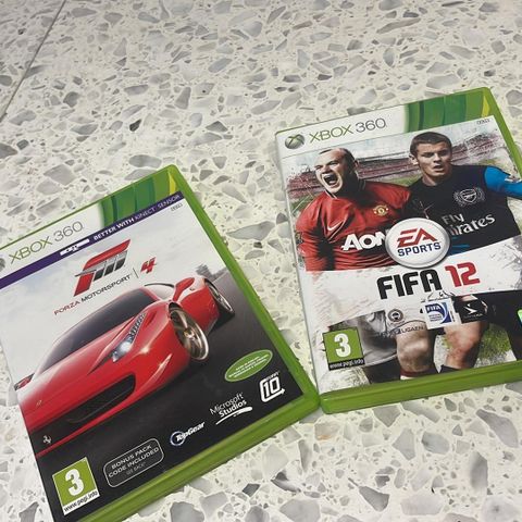 FIFA 12 og Forza motorsport 4