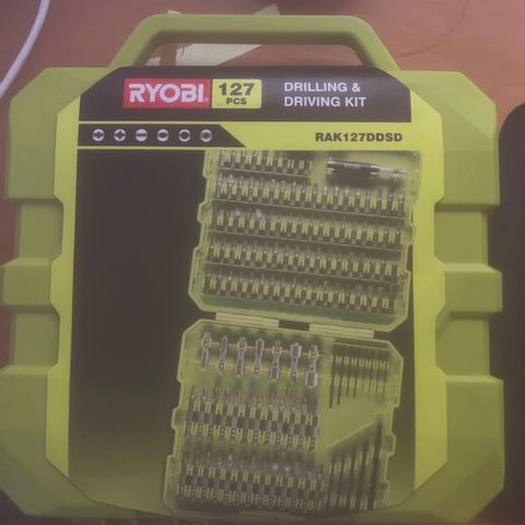 Ryobi (127 pcs) Drilling & driving KIT, RAK127DDSD