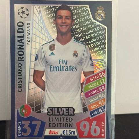 Cristiano Ronaldo Silver Limited Edition