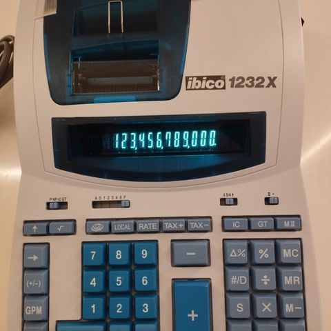Ibico 1232X Utskriftskalkulator