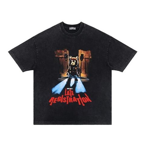 Kanye West Late registration t-skjorte/ Kanye west caps