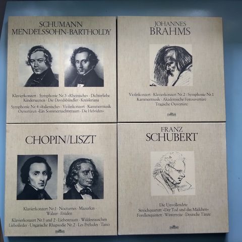 4 x BOX sets Classical Music.