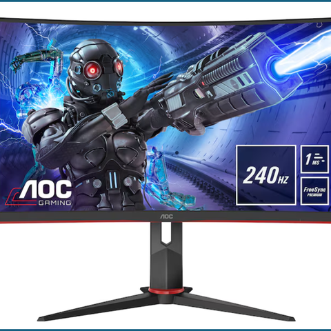 AOC 32 240hz buet gamingskjerm