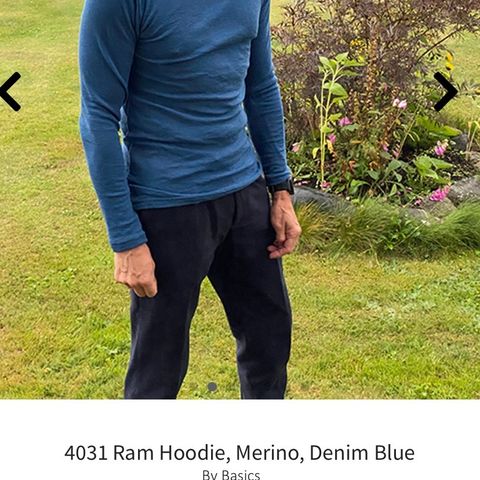 Ny 4031 Ram Hoodie By Basics størrelse M