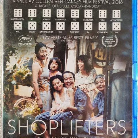 Shoplifters Blu-ray norsk tekst ripefri