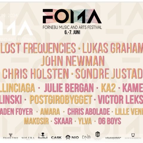 FOMAfestivalen på Fornebu 2024