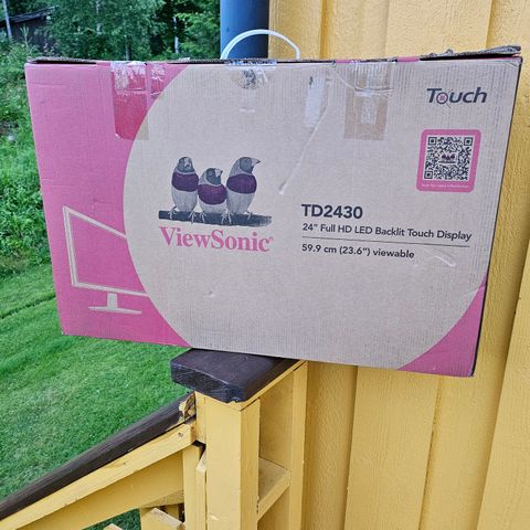 ViewSonic TD2430 LED touch skjerm