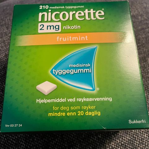 Nicorette - røykeslutt