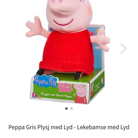 Peppa Gris kosedyr med lyd