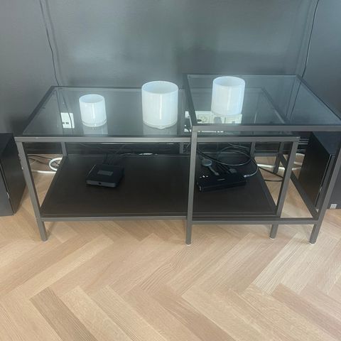 Vittsjø bord/tvbenk svart fra IKEA