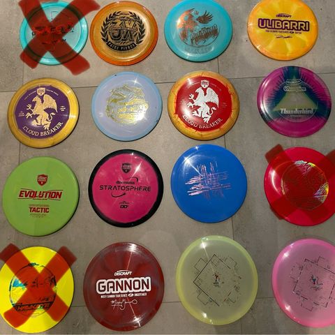 🥏 Mange nye discer/frisbee til discgolf selges 🥏