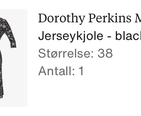 Ny gravidkjole fra Dorothy