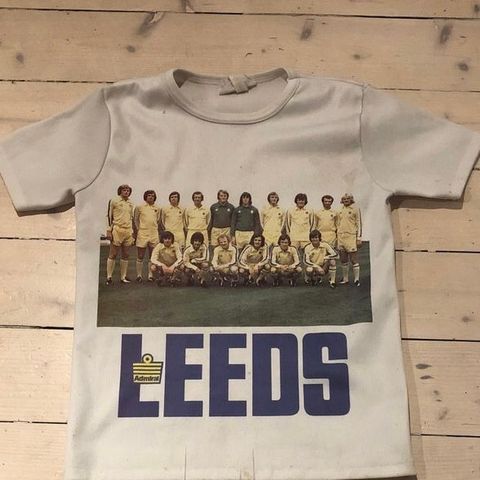 Leeds United - unik vintage trøye fra 70-tallet