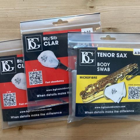 BG Body Swab for tenor sax og klarinett