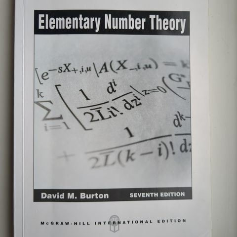 Elementary number theory - Burton