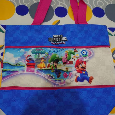 Super Mario Bros. Wonder Expandable shopping bag