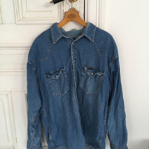 Vintage denim skjorte