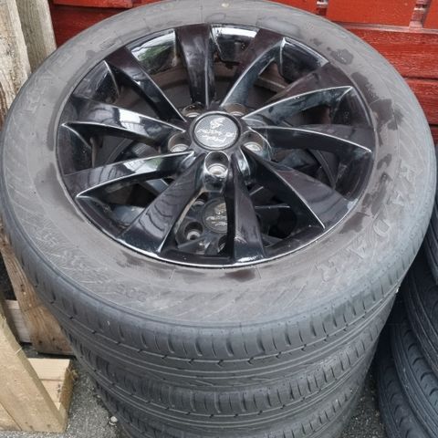 PH Edition 2 Turbine, svarte felgar 16" med dekk 205-55-16