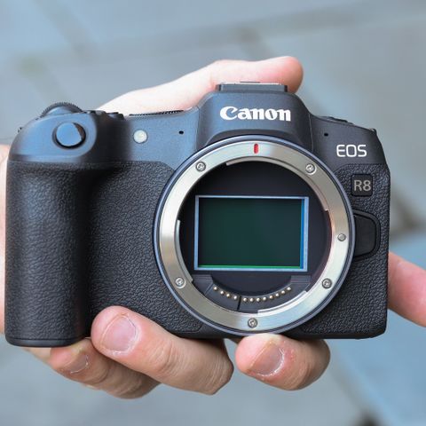 Strøkent Canon R8 selges/byttes mot R5