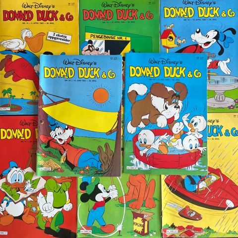 Donald Duck & Co blader 1983