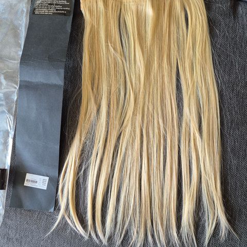 Blond hair extension 50cm