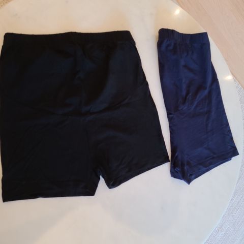 2 stk kort mama shorts (sykkelshorts) fra Anna Field