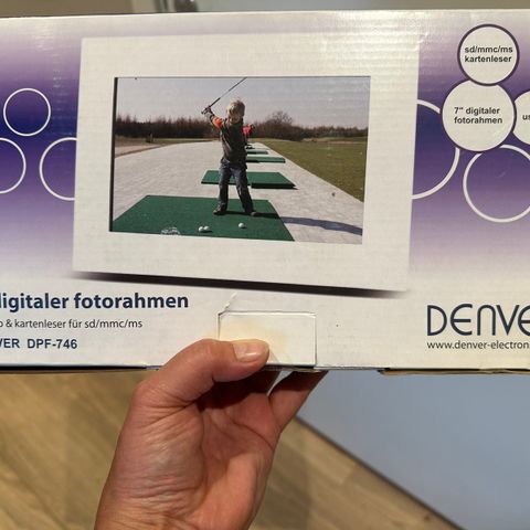 Denver fotoramme 7’ med usb og kortleser