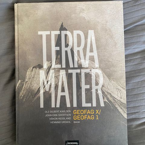 Terra Mater Geofag X/1 bok