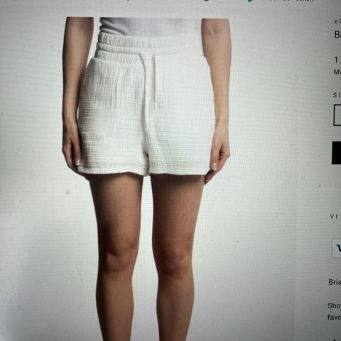 ella&il Crepe shorts WhiteBrianne