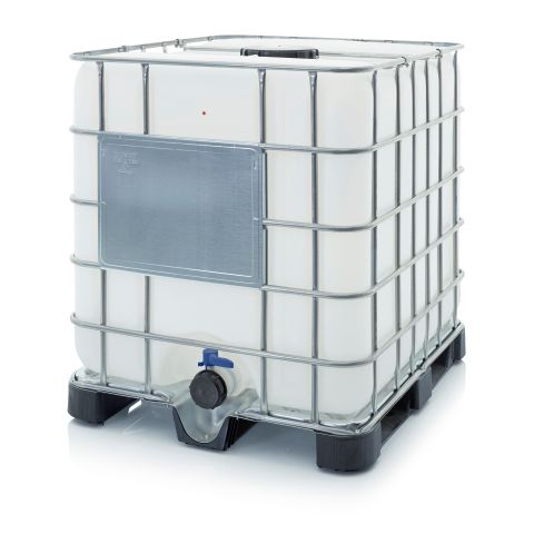 1000 LITER IBC TANK MED PLASTPALL "FOOD GRADE"