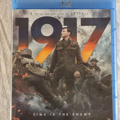 1917 Blu-ray krigsfilm norsk tekst ripefri