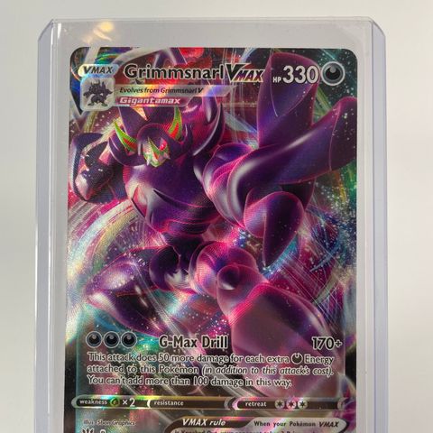 Pokemon Grimmsnarl VMAX 115/189 Darkness Ablaze Sword & Shield ULTRA RARE Mint