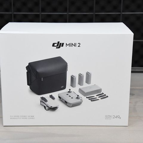 DJI Mini 2 Fly More Combo drone - Orginal emballasje
