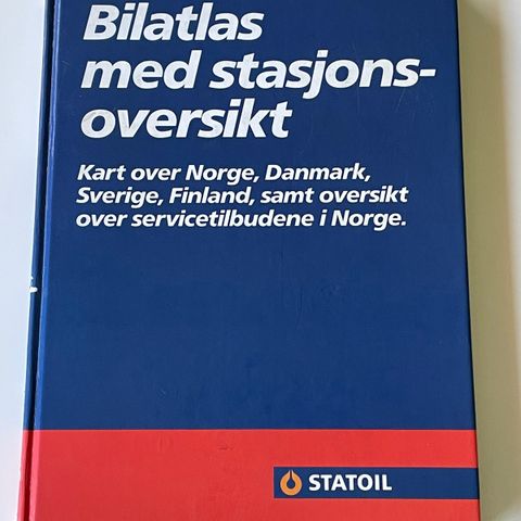 Statoil kartbok fra 1991