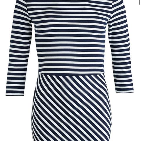 Ny blå/hvit stripete kjole fra Lindex - med lapp
