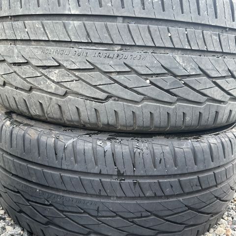 2 stk 235/50 R19 General sommerdekk