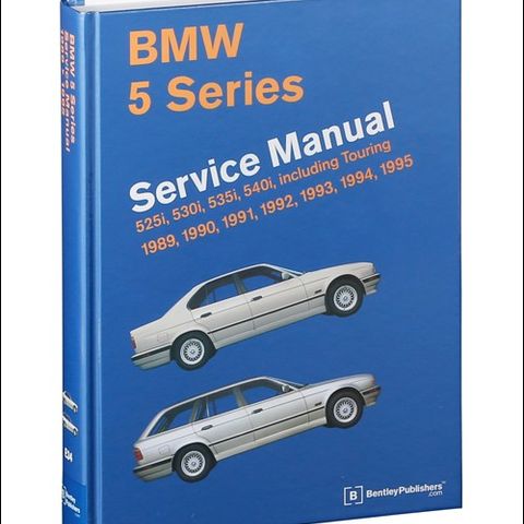 Bentley manual til BMW E34 ØK