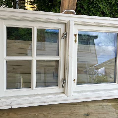 NY Røros vindu / utstilligs vindu med innebygget sprosser / 100 x 60