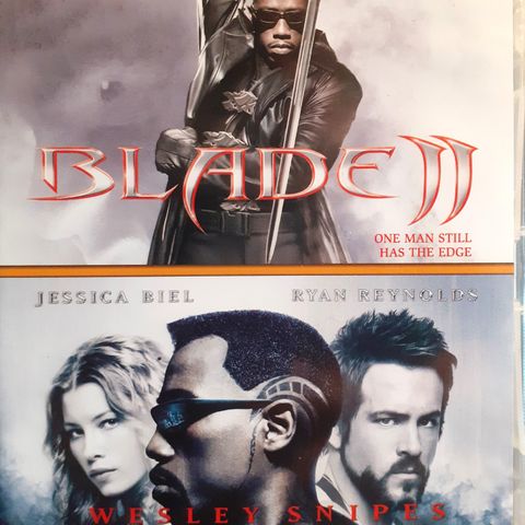Blade II og Blade: Trinity, norsk tekst, DVDx2