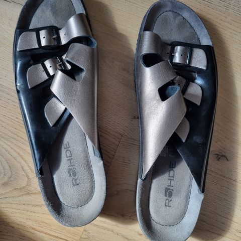 Rohde sandaler i skinn Str. 42 (27cm)