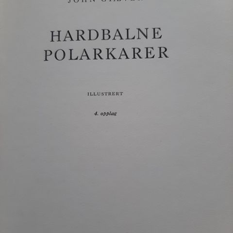 Hardbalne polarkarer.