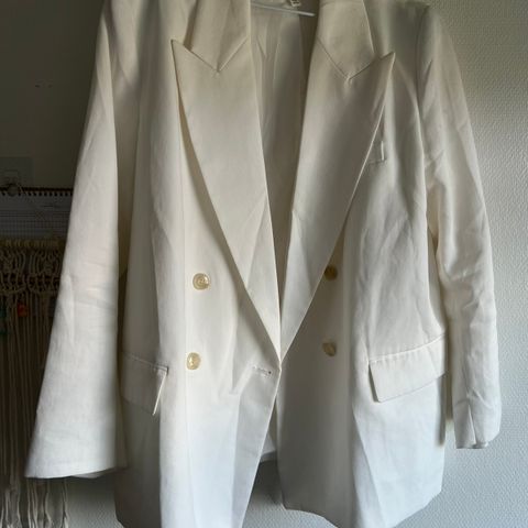 Hvit jakke H&M