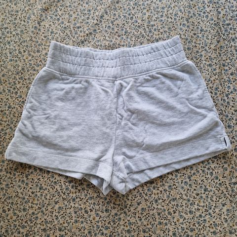 H&M gråmelert bomullsshorts str S