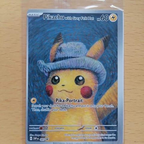 Pikachu grey felt 085 Promo usentrert ERROR kort