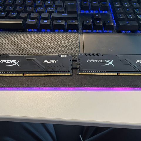 2x4 gb Hyperx Fury ddr 4 2666 MHz