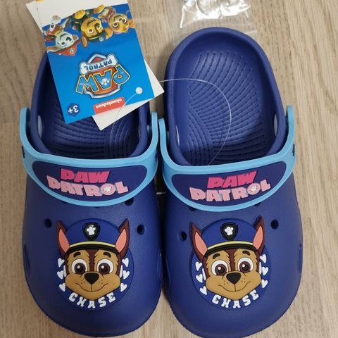 tøfler/sandaler str. 25-26 paw patrol