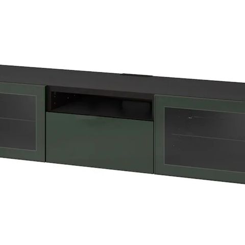 Olivengrønn TV-Benk Beså fra Ikea