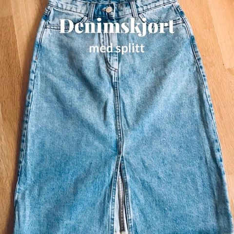 Denimskjørt